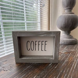 RAE DUNN Coffee Sign